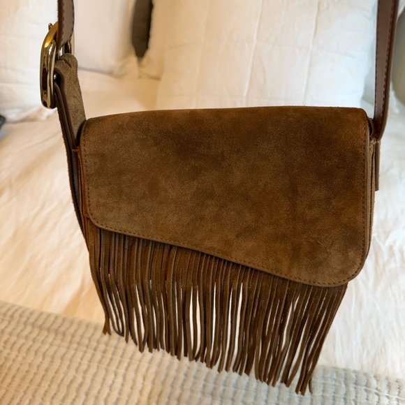 Madewell Fringe Suede Crossbody Bag - Picture 4 of 9